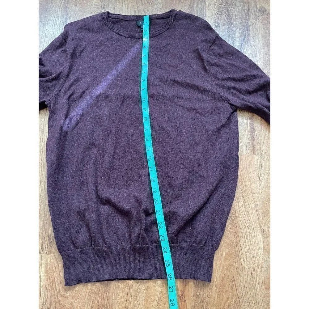 J.‎ Crew womens eggplant purple long sleeve sweater - Medium